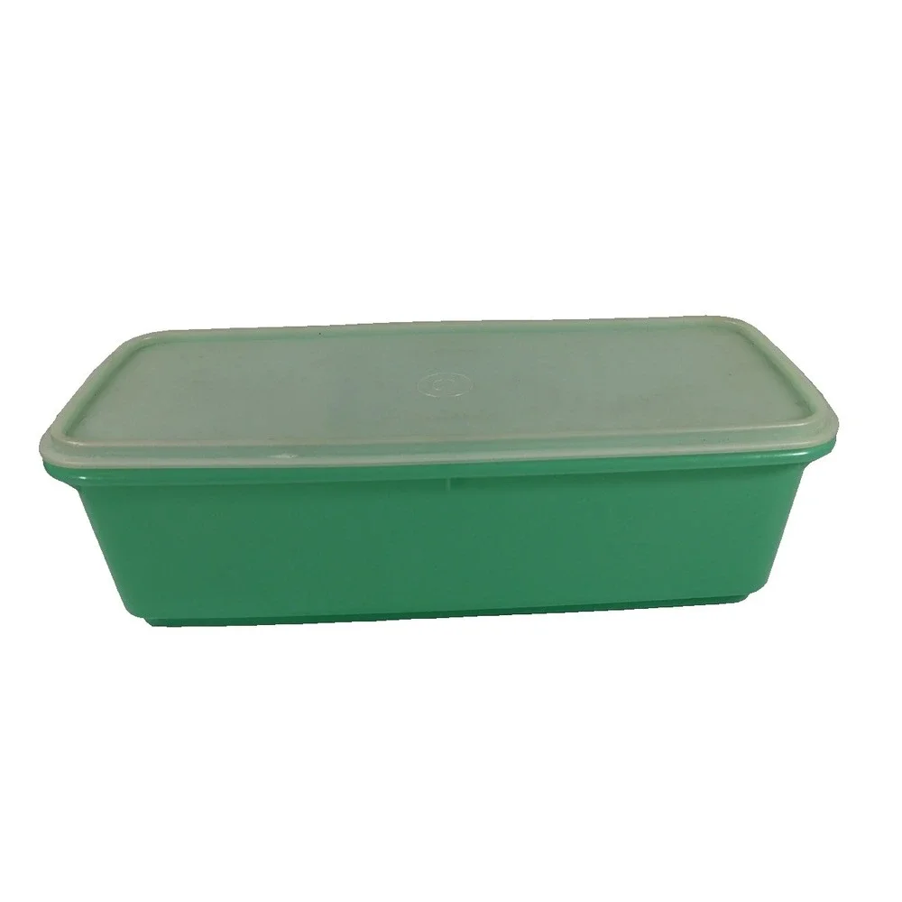 Vintage Tupperware 782 Celery Keeper Vegetable Crisper 3 Pc. Set Jadeite‎ Green